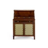 Y A REGENCY BRASS MOUNTED AND INLAID BRAZILIAN ROSEWOOD CHIFONNIER, CIRCA 1815