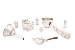 A COLLECTION OF SILVER ITEMS