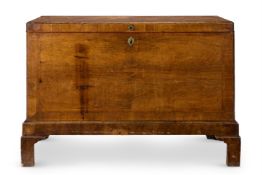 A GEORGE II WALNUT CHEST, MID 18TH CENTURY
