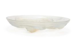 A LALIQUE 'MARTIGUES' OPALESCENT DISH, DESIGNED 1920