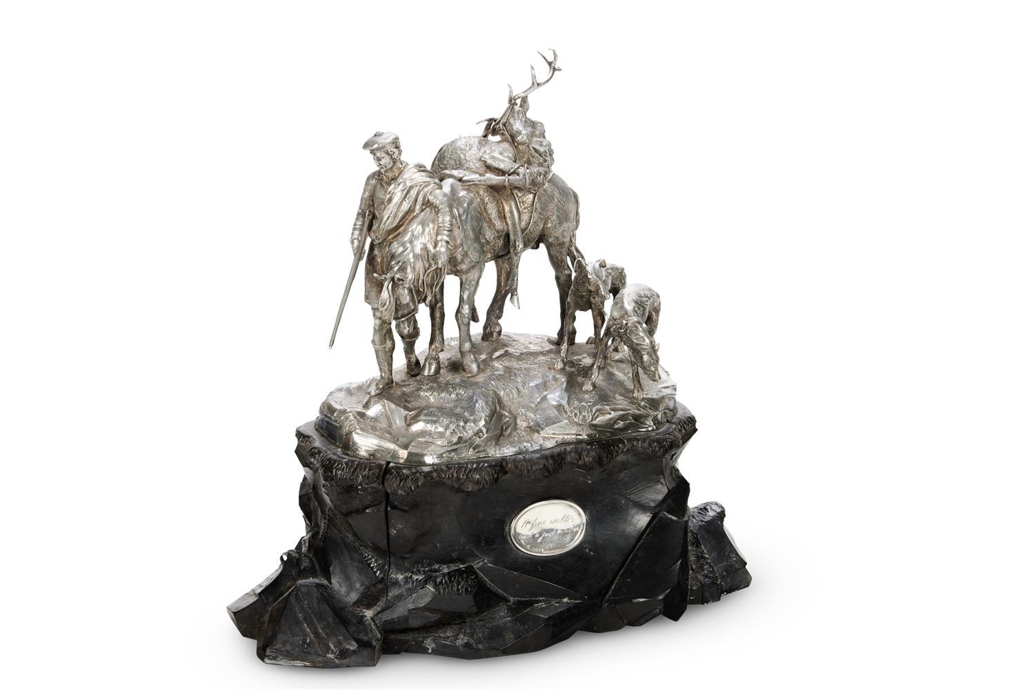 A VICTORIAN SILVER TABLE CENTRE PIECE, JOHN SAMUEL HUNT - Image 2 of 6