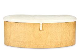 λ NICK ALLEN (BRITISH, B.1952), A KIDNEY-SHAPED OTTOMAN, 2002