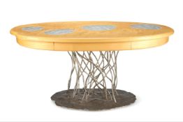 λ NICK ALLEN (BRITISH, B.1952), AN 'OVOLO' DINING TABLE, 2002