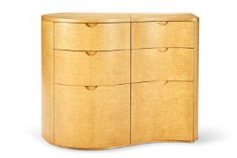 λ NICK ALLEN (BRITISH, B.1952), A 'WAVED' RECORD CABINET, 2002