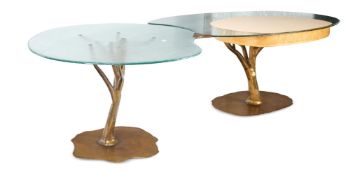 λ NICK ALLEN (BRITISH, B.1952), A COMPANION DESK AND MEETING TABLE, 2007