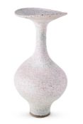 λ DAME LUCIE RIE (AUSTRIAN/BRITISH, 1902-1995), BOTTLE VASE WITH FLARED LIP