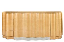 λ NICK ALLEN (BRITISH, B.1952), A LARGE 'WAVED' MEDIA CABINET, 2007