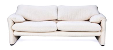 VICO MAGISTRETTI (ITALIAN, 1920-2006), 'MARALUNGA' TWO-SEATER SOFA