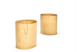 λ THE ALLEN STUDIO, A PAIR OF BENTWOOD WASTE PAPER BASKETS, 2016