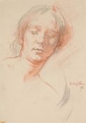 λ AUGUSTUS JOHN (BRITISH 1878-1961), HEAD STUDY OF GRACE WESTRAY