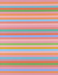 λ BRIDGET RILEY (BRITISH B. 1931), ROSE ROSE (SCHUBERT 79)