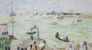 λ PAUL LUCIEN MAZE (FRENCH/BRITISH 1887-1979), COWES REGATTA, ISLE OF WIGHT, 1930