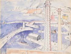 λ JULIAN TREVELYAN (BRITISH 1910-1988), WHITEHAVEN HARBOUR