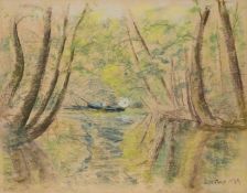 λ PAUL LUCIEN MAZE (FRENCH/BRITISH 1887-1979), BOATING ON A RIVER