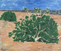 λ JULIAN TREVELYAN (BRITISH 1910-1988), FIG TREES IN A LANDSCAPE