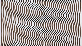 λ BRIAN WILLSHER (BRITISH 1930-2022), OPTICAL 1 (HOMAGE TO RILEY)