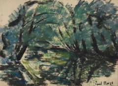 λ PAUL LUCIEN MAZE (FRENCH/BRITISH 1887-1979), A WOODED POND