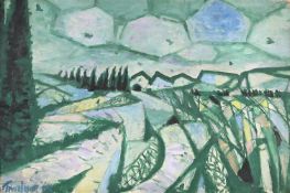 λ JULIAN TREVELYAN (BRITISH 1910-1988), AUSTRIAN LANDSCAPE