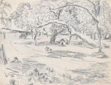 λ JULIAN TREVELYAN (BRITISH 1910-1988), A FARM IN NORMANDY