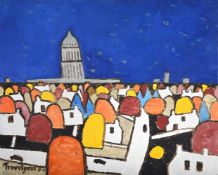 λ JULIAN TREVELYAN (BRITISH 1910-1988), WASHINGTON II AUTUMN CITY
