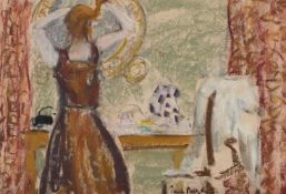 λ PAUL LUCIEN MAZE (FRENCH/BRITISH 1887-1979), JESSE BRUSHING HER HAIR