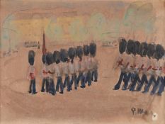 λ PAUL LUCIEN MAZE (FRENCH/BRITISH 1887-1979), GUARDS ON PARADE