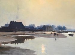 λ EDWARD SEAGO (BRITISH 1910-1974), BURNHAM OVERY STAITHE
