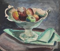 BERNARD MENINSKY (BRITISH 1891-1950), STILL LIFE OF A BOWL OF FRUIT
