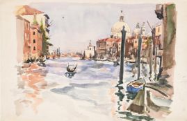λ JULIAN TREVELYAN (BRITISH 1910-1988), A VIEW OF THE GRAND CANAL