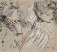 PAUL CÉSAR HELLEU (FRENCH 1859-1927), MADAME HELLEU