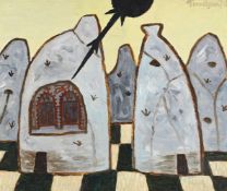 λ JULIAN TREVELYAN (BRITISH 1910-1988), ROCK CHURCH, TURKEY