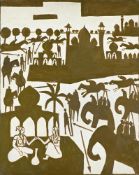 λ JULIAN TREVELYAN (BRITISH 1910-1988), MUGHAL SCENE