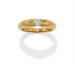 CARTIER, A DIAMOND SINGLE STONE RING