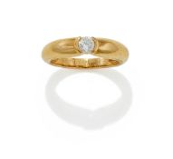 CARTIER, A DIAMOND SINGLE STONE RING