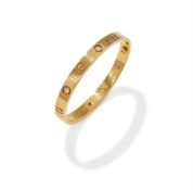 CARTIER, A DIAMOND SET 'LOVE' BANGLE