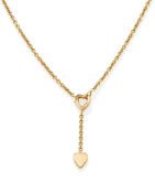 CARTIER, AN 18CT GOLD 'MON AMOUR' PENDANT NECKLACE