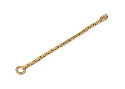 CARTIER, A DIAMOND SET 'AGRAFE' BRACELET