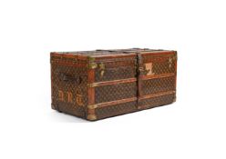 LOUIS VUITTON, MONOGRAM, A COATED CANVAS HARD STEAMER TRUNK