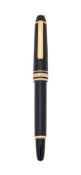MONTBLANC, MEISTERSTÜCK, 114, HOMMAGE À WOLFGANG AMADEUS MOZART, A BLACK FOUNTAIN PEN