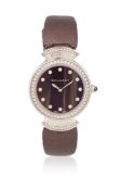 BULGARI, DIVAS' DREAM, REF. DV W 30 G, A LADY'S 18 CARAT WHITE GOLD AND DIAMOND WRISTWATCH