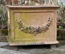A TERRACOTTA 'ITALIAN' BOX PLANTER, ATTRIBUTED TO COMPTON, EARLY 20TH CENTURY