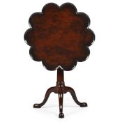 A GEORGE II MAHOGANY 'BIRDCAGE' TRIPOD TALE, CIRCA 1740