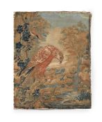 A TAPESTRY FRAGMENT WITH AN EAGLE, LATE 18TH OR EARLY 19TH CENTURY