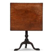 A GEORGE III CARVED MAHOGANY TRIPOD TABLE, CIRCA 1770