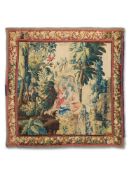 A VERDURE TAPESTRY, PROBABLY AUBUSSON, FRENCH, MID 18TH CENTURY