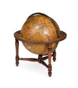 A GEORGE IV 18 INCH TERRESTRIAL LIBRARY TABLE GLOBE