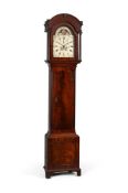 A GEORGE III MAHOGANY EIGHT-DAY LONGCASE CLOCK WITH ROLLING MOONPHASE