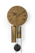 A WILLIAM IV EIGHT-DAY 'HOOK AND SPIKE' WALL CLOCK