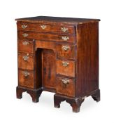 A WALNUT AND CROSSBANDED CHEST, EARLY 18TH CENTURY AND LATER