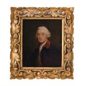 AFTER SIR JOSHUA REYNOLDS, MINIATURE PORTRAIT OF SIR JOHN CHICHESTER OF YOULSTON (1721-1784)